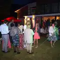 Party guests outside the pad, Henry's 60th Birthday, Hethel, Norfolk - 3rd August 2013