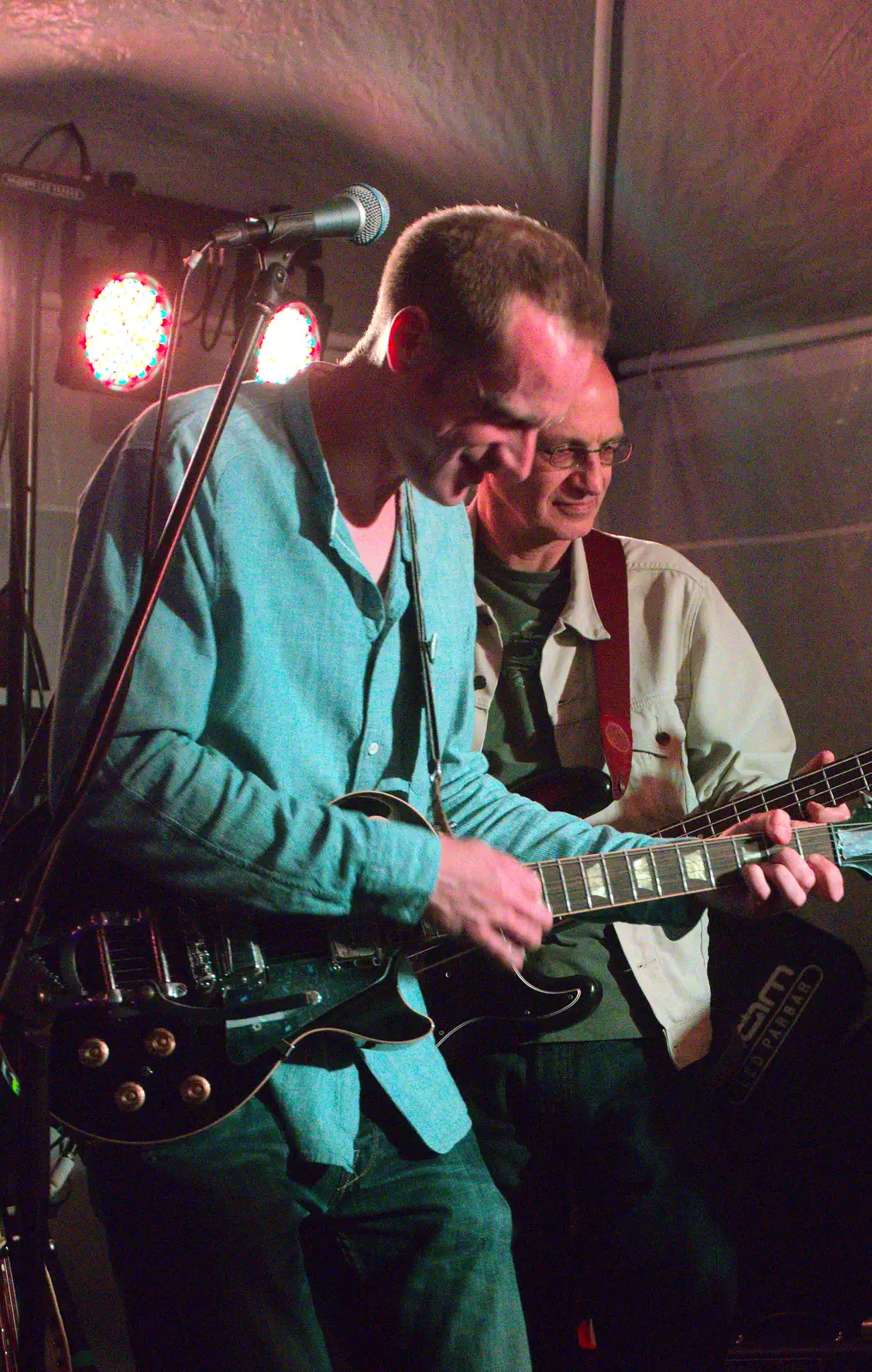 Guitar action, from Henry's 60th Birthday, Hethel, Norfolk - 3rd August 2013