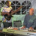 Bass and keyboard action, Henry's 60th Birthday, Hethel, Norfolk - 3rd August 2013