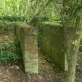 A brick almost-maze, in the shape of a big '+', Henry's 60th Birthday, Hethel, Norfolk - 3rd August 2013