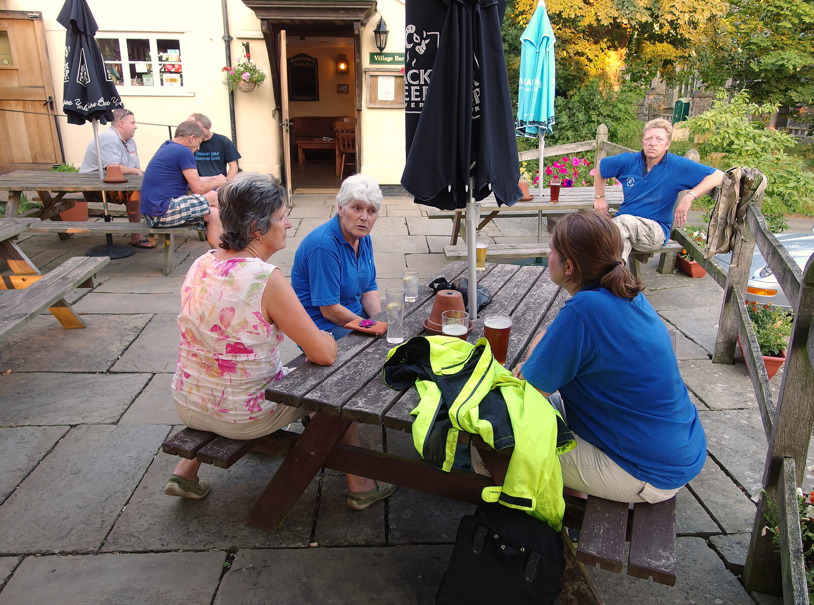 Jill, Spammy and Isobel chat from The BSCC at Walpole, and a Swan Inn Barbeque, Brome, Suffolk - 4th August 2013