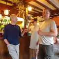 DH and Marc are in conversation, The BSCC at Wingfield, and a Swan Inn Barbeque, Brome - 4th August 2013