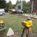 A laser theodolite lurks, The Gorillas of Norwich, Norfolk - 5th August 2013