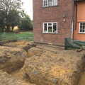Meanwhile, footings are dug, Grand Designs: Building Commences, Brome, Suffolk - 8th August 2013