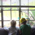 The boys are loving the digger action, Grand Designs: Building Commences, Brome, Suffolk - 8th August 2013