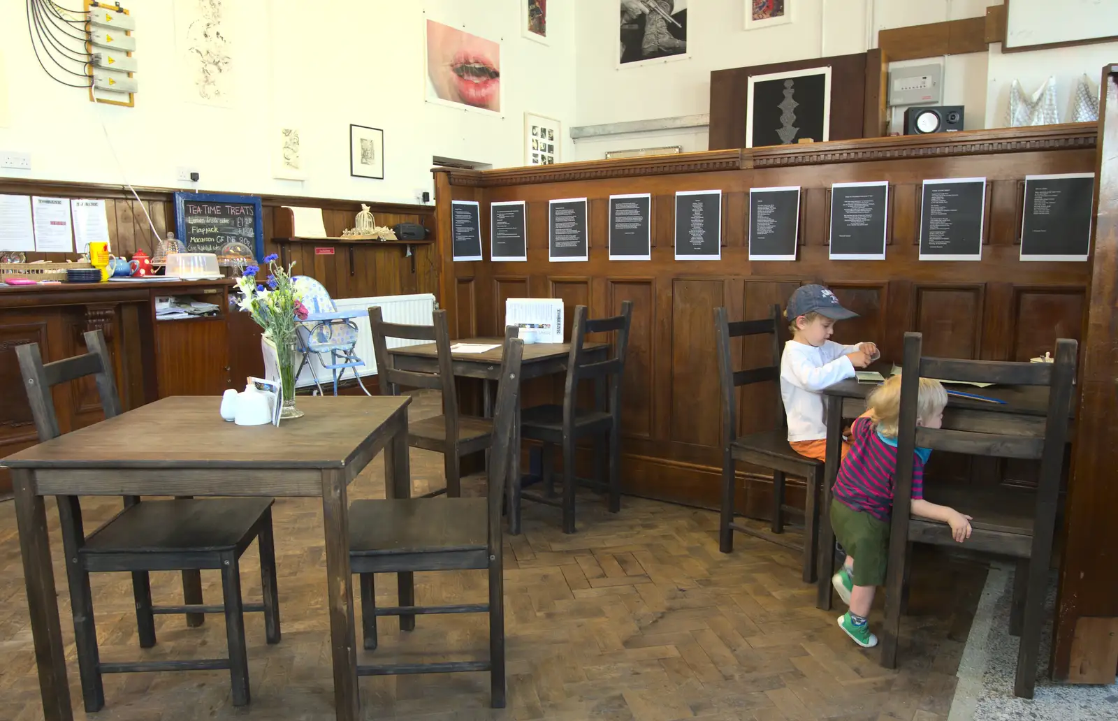 The boys in The Bank, from Grand Designs: Building Commences, Brome, Suffolk - 8th August 2013