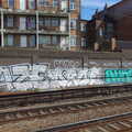Graffiti near Liverpool Street, A Trip to Pizza Express, Nepture Quay, Ipswich, Suffolk - 9th August 2013