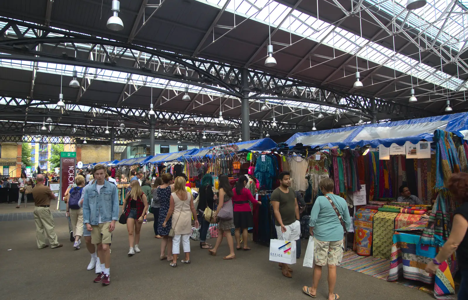 Spitalfields Market, from Spitalfields and Brick Lane Street Art, Whitechapel, London - 10th August 2013