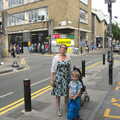 Isobel and Fred on Hanbury Street, Spitalfields and Brick Lane Street Art, Whitechapel, London - 10th August 2013
