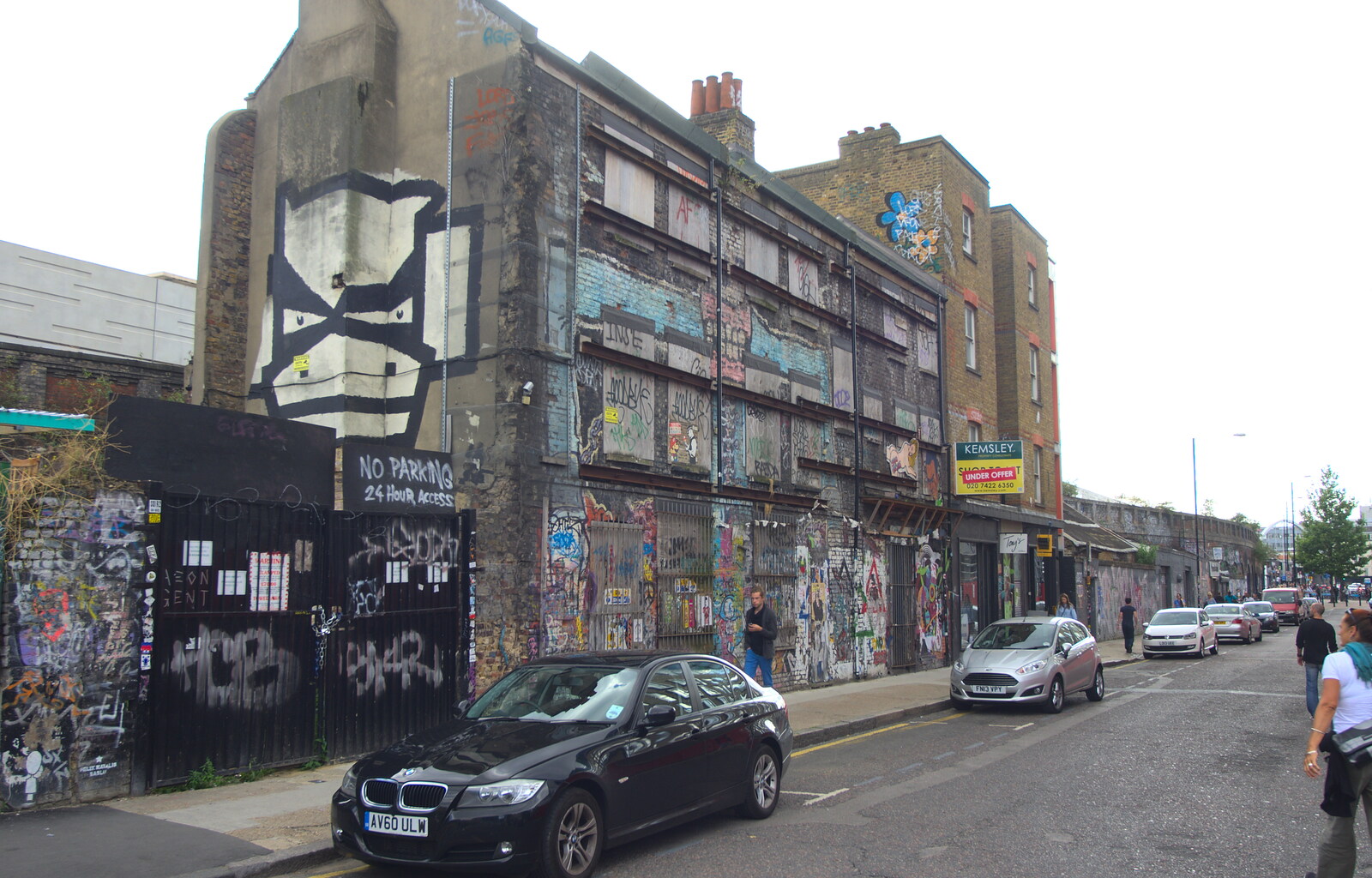 More dereliction on Quaker Street from Spitalfields and Brick Lane Street Art, Whitechapel, London - 10th August 2013
