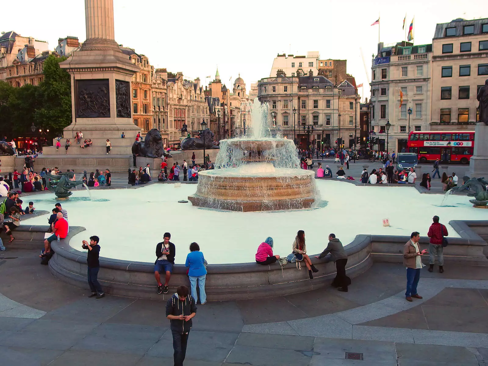 Someone has put foam in the fountains again, from SwiftKey Innovation Day and a Walk around Westminster, London - 16th August 2013