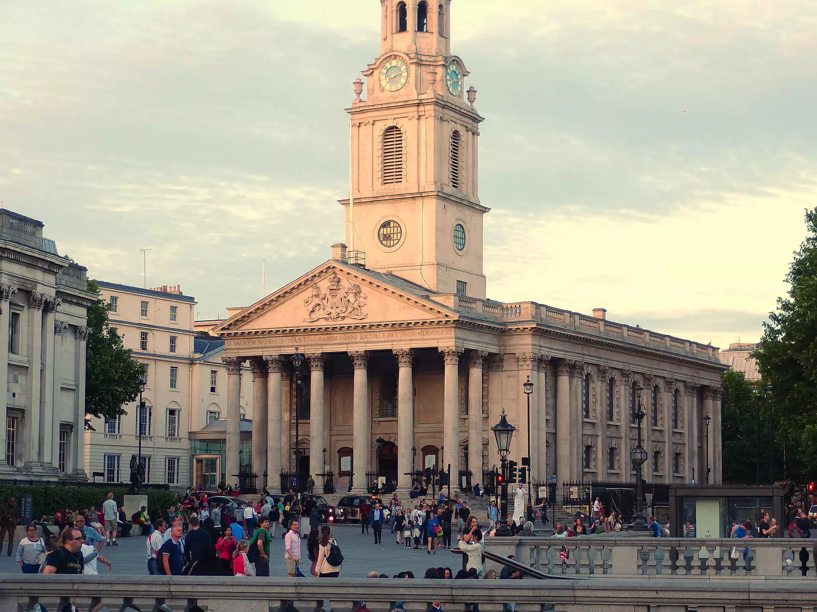 St. Martin in the Fields church, from SwiftKey Innovation Day and a Walk around Westminster, London - 16th August 2013