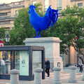 A giant blue cockerel is on the Fourth Plinth, SwiftKey Innovation Day and a Walk around Westminster, London - 16th August 2013