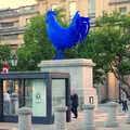 A giant blue cockerel is on the Fourth Plinth, SwiftKey Innovation Day and a Walk around Westminster, London - 16th August 2013