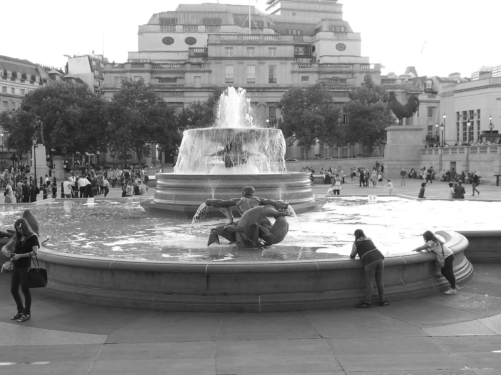 This fountain is only partly foamy, from SwiftKey Innovation Day and a Walk around Westminster, London - 16th August 2013