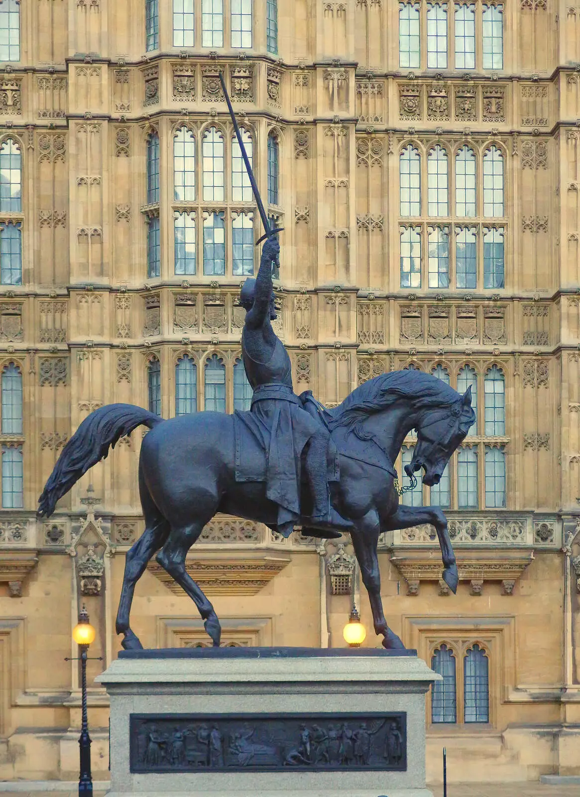 Some dude on a horse, from SwiftKey Innovation Day and a Walk around Westminster, London - 16th August 2013