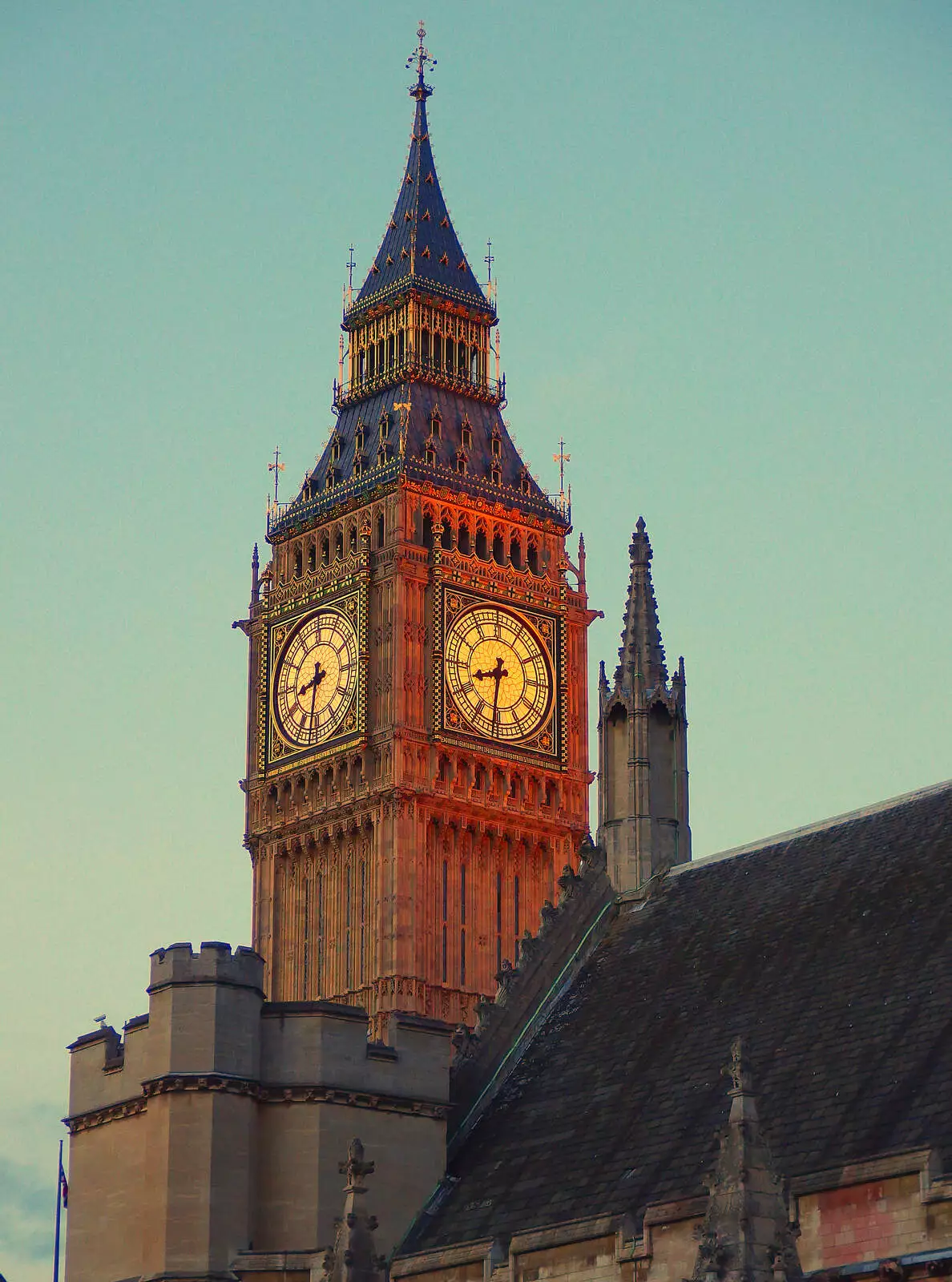 The Elizabeth Tower, a.k.a 'Big Ben', from SwiftKey Innovation Day and a Walk around Westminster, London - 16th August 2013