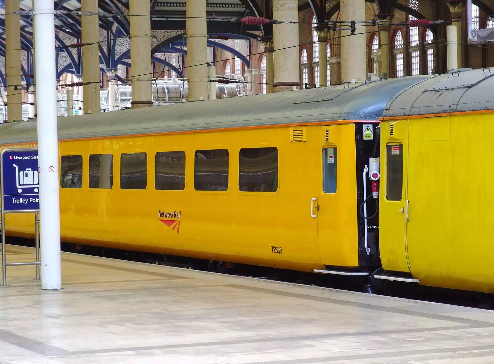 The Mark 2 coaches of the survey train, from A Giant Sand Pile, and a Walk at Thornham, Suffolk - 17th August 2013