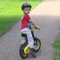 Fred's on his bike at Thornham, A Giant Sand Pile, and a Walk at Thornham, Suffolk - 17th August 2013