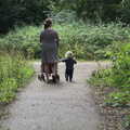Isobel and Harry roam around Thornham Walks, A Giant Sand Pile, and a Walk at Thornham, Suffolk - 17th August 2013
