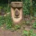 A carved wooden head, A Giant Sand Pile, and a Walk at Thornham, Suffolk - 17th August 2013