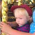 Harry on the gallopers, Bressingham Gardens, and Building Progress, Brome, Suffolk - 26th August 2013