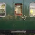 Twiddle-handle door of an old EMU, Bressingham Gardens, and Building Progress, Brome, Suffolk - 26th August 2013