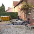 Crushed concrete and a skip, Bressingham Gardens, and Building Progress, Brome, Suffolk - 26th August 2013