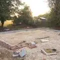 The start of the garage wall, Bressingham Gardens, and Building Progress, Brome, Suffolk - 26th August 2013