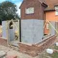 The back room takes shape, Bressingham Gardens, and Building Progress, Brome, Suffolk - 26th August 2013