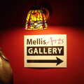 A sign for an art gallery, Pigeon-Eating Hawks and the Mellis Beer Festival, London and Suffolk - 31st August 2013
