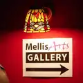 A sign for an art gallery, Pigeon-Eating Hawks and the Mellis Beer Festival, London and Suffolk - 31st August 2013