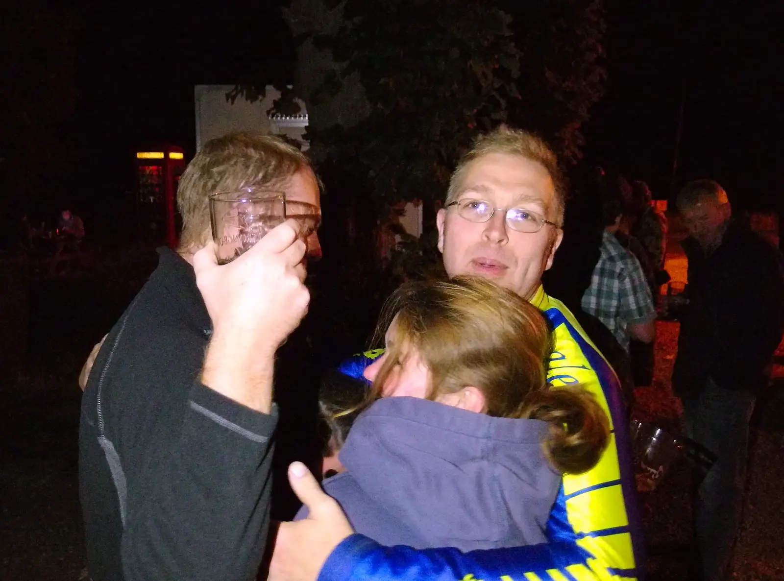 Marc has a moment, from Pigeon-Eating Hawks and the Mellis Beer Festival, London and Suffolk - 31st August 2013