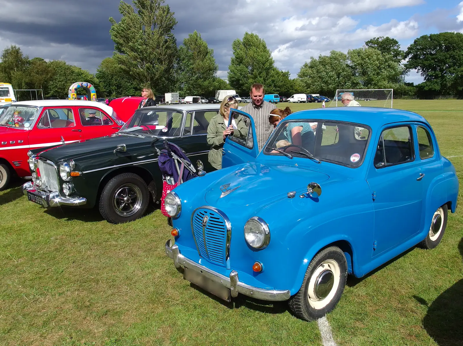 Andrew's pride and joy, from Stradbroke Classic Car Show, Stradbroke, Suffolk - 7th September 2013