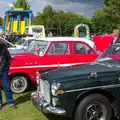 Looking the part, hanging around a Cortina, Stradbroke Classic Car Show, Stradbroke, Suffolk - 7th September 2013