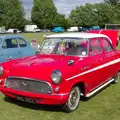 A red Chrysler, Stradbroke Classic Car Show, Stradbroke, Suffolk - 7th September 2013