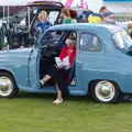 Taking it easy in another A35, Stradbroke Classic Car Show, Stradbroke, Suffolk - 7th September 2013