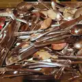 A huge pile of dirty cutlery, Fred's First Day, The BBs at Haughley, and the BSCC at the Queen's Head  - 15th September 2013