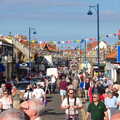 The packed streets of Sheringham, Paul Bear's Adventures at a 1940s Steam Weekend, Holt, Norfolk - 22nd September 2013
