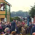 A Speech moment, Paul Bear's Adventures at a 1940s Steam Weekend, Holt, Norfolk - 22nd September 2013