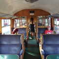 Inside a Mark 1 carriage, Paul Bear's Adventures at a 1940s Steam Weekend, Holt, Norfolk - 22nd September 2013