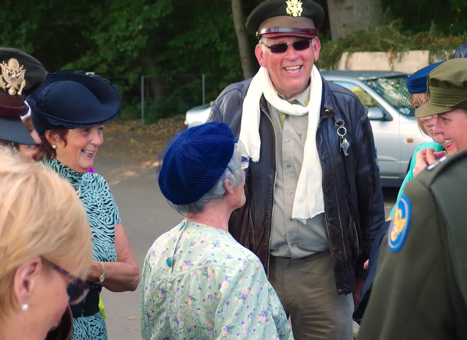 US Army types, from Paul Bear's Adventures at a 1940s Steam Weekend, Holt, Norfolk - 22nd September 2013