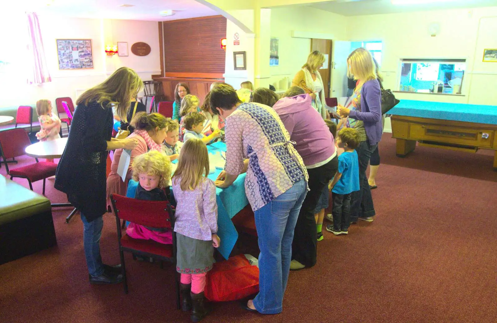 The party starts at Brome Village Hall, from Fred's Fifth Birthday, The Village Hall, Brome, Suffolk - 28th September 2013