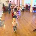 Gabes dances with Jessica, Fred's Fifth Birthday, The Village Hall, Brome, Suffolk - 28th September 2013