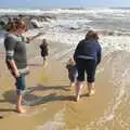 Isobel, Sis and the boys, Southwold By The Sea, Suffolk - 29th September 2013