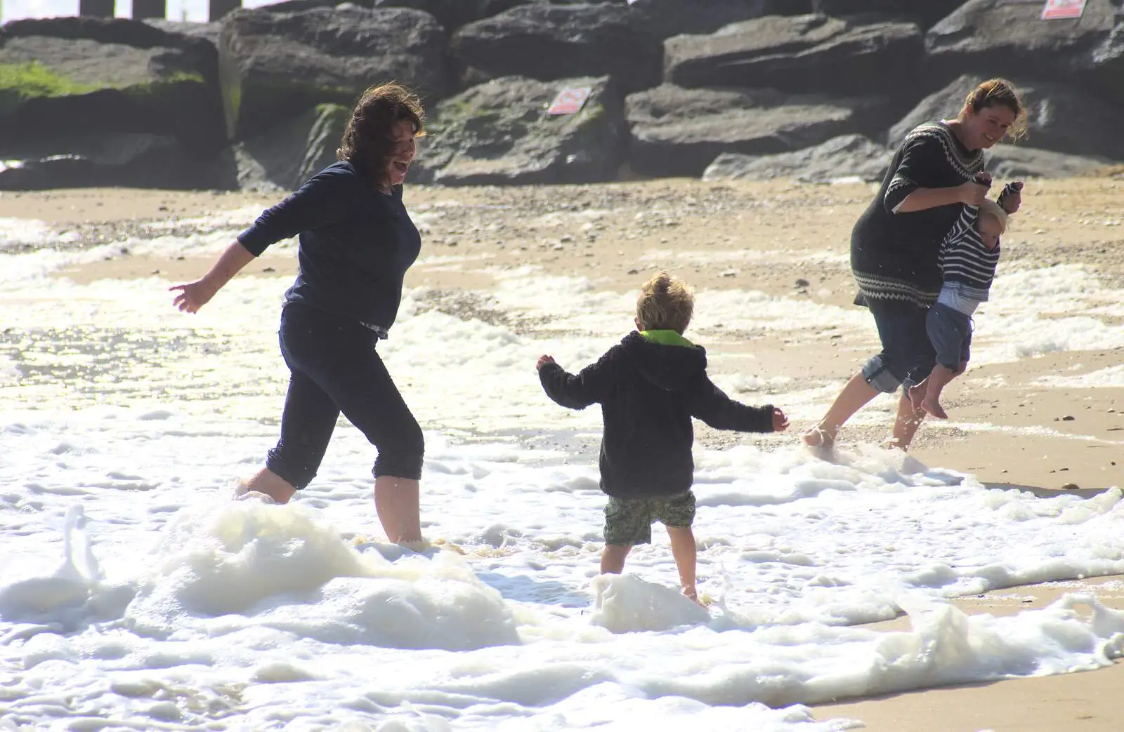 Sis, Fred, Isobel and Harry, from Southwold By The Sea, Suffolk - 29th September 2013