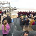 The promenade crowds watch the barbershop choir, Southwold By The Sea, Suffolk - 29th September 2013
