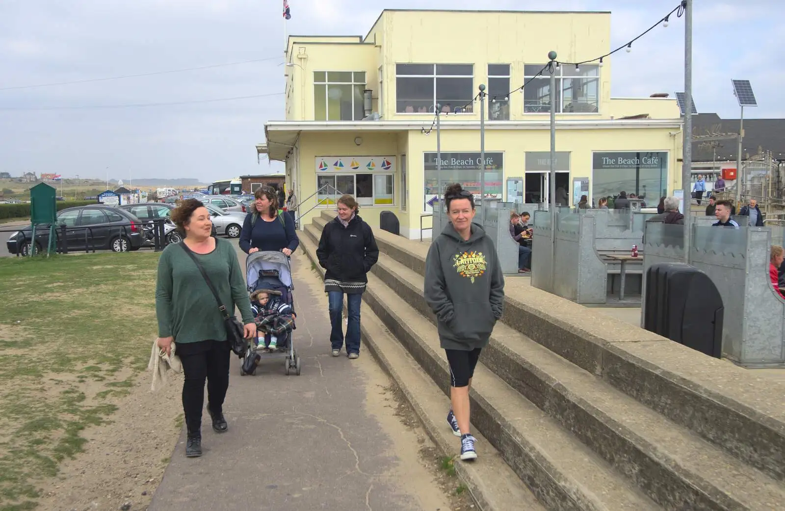 Walking along the promenade, from Southwold By The Sea, Suffolk - 29th September 2013