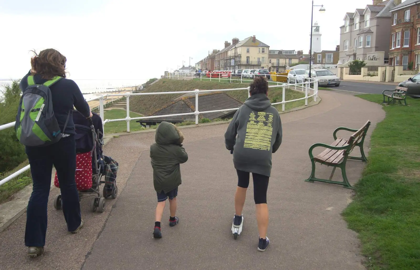 Heading to St James's Green, from Southwold By The Sea, Suffolk - 29th September 2013