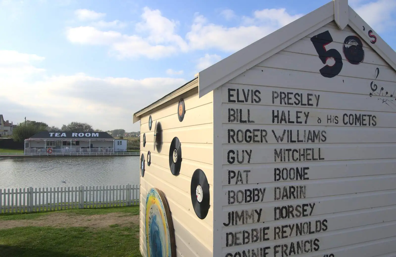 There's a 50s shed by the boating pond, from Southwold By The Sea, Suffolk - 29th September 2013